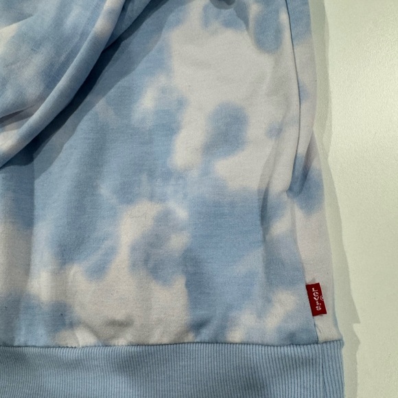 Levi's Light Blue Sweatshirt with Yellow Logo youth - Picture 3 of 5
